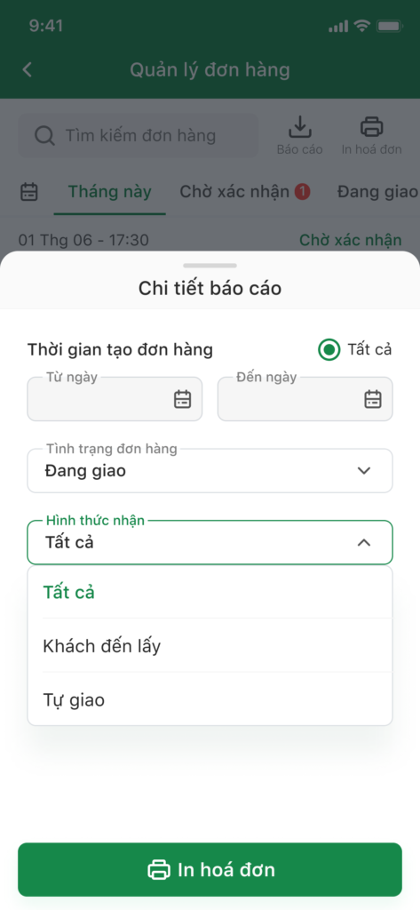 sổ bán hàng
