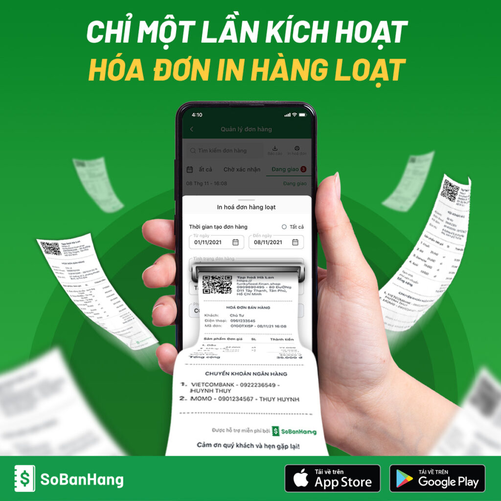 In hóa đơn