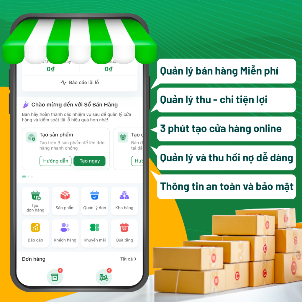 Quản lý bán hàng trên Sổ Bán Hàng