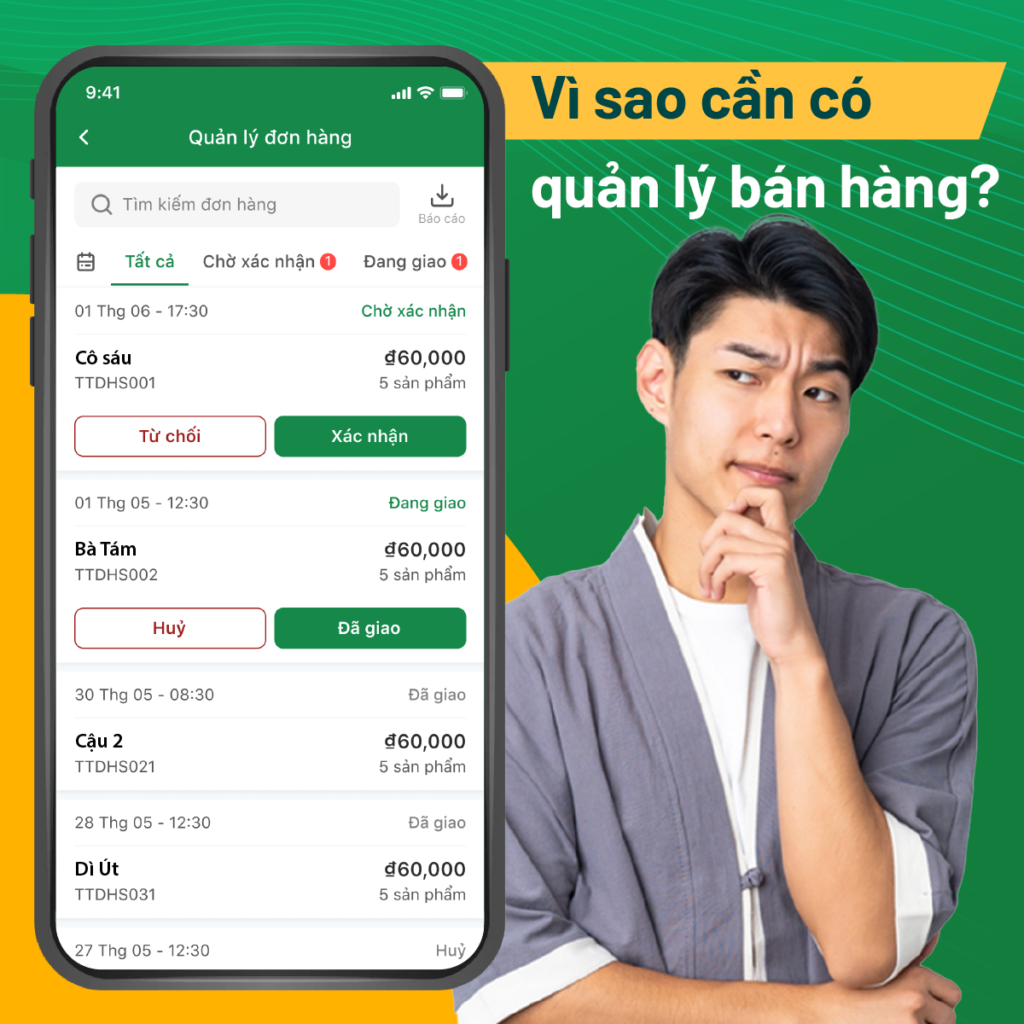Vì sao cần có quản lý bán hàng?
