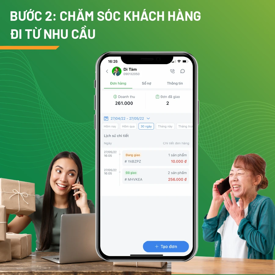 chăm sóc khách hàng đi từ nhu cầu