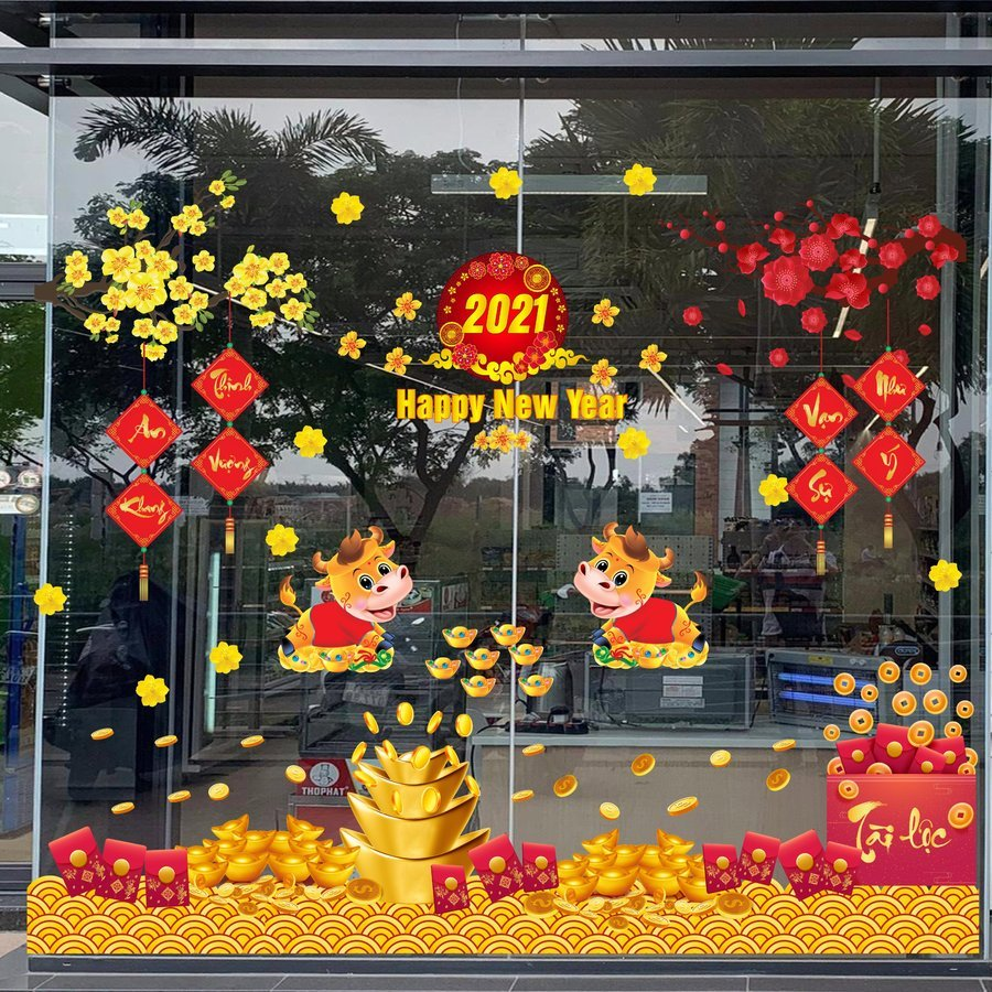 Decal dán kính là một mặt hàng kinh doanh siêu lợi nhuận ngày Tết Decal dán kính là một mặt hàng kinh doanh siêu lợi nhuận ngày Tết - Nguồn Internet.