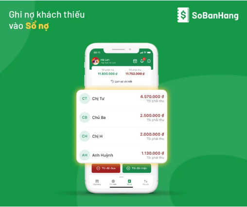 Sổ Bán Hàng - Sổ nợ thông minh cho chủ cửa hàng kinh doanh online. Sổ Bán Hàng - Sổ nợ thông minh cho chủ cửa hàng kinh doanh online.