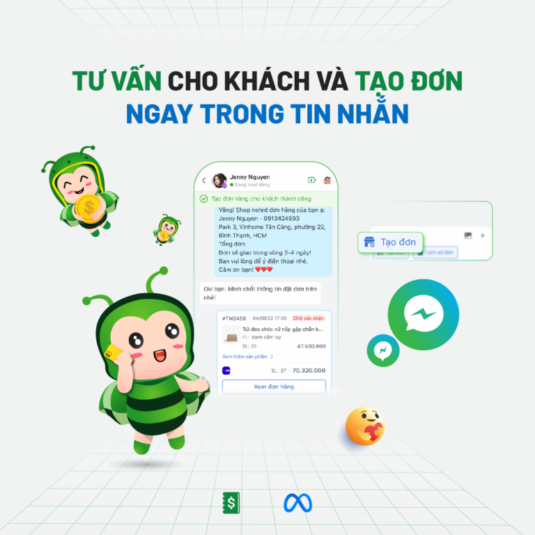 Ứng dụng quản lý facebook giúp tạo đơn hàng chỉ trên 1 màn hình. Ứng dụng quản lý facebook giúp tạo đơn hàng chỉ trên 1 màn hình.
