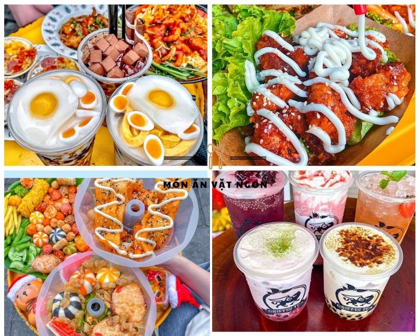 Hình: Các món ăn vặt phổ biến
Nguồn: Internet