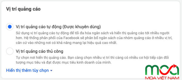 Cách lựa chọn vị trí quảng cáo
Nguồn: Internet