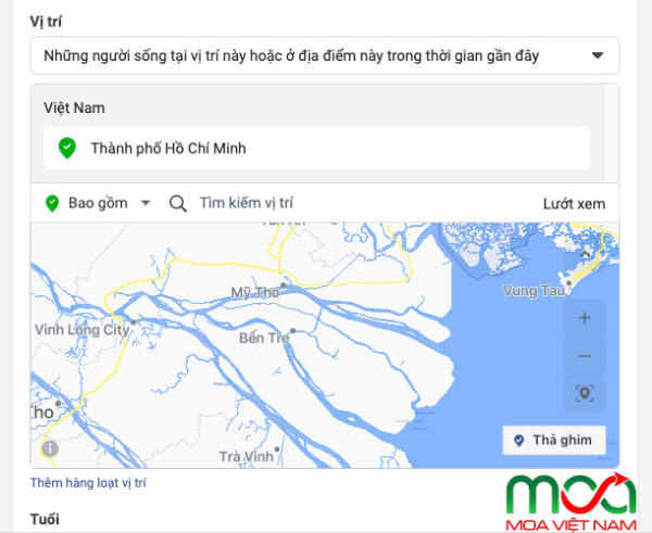 Cách chọn đối tượng quảng cáo
Nguồn: Internet