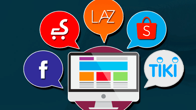 Các sàn TMĐT phổ biến nhất hiện nay
Nguồn: Internet