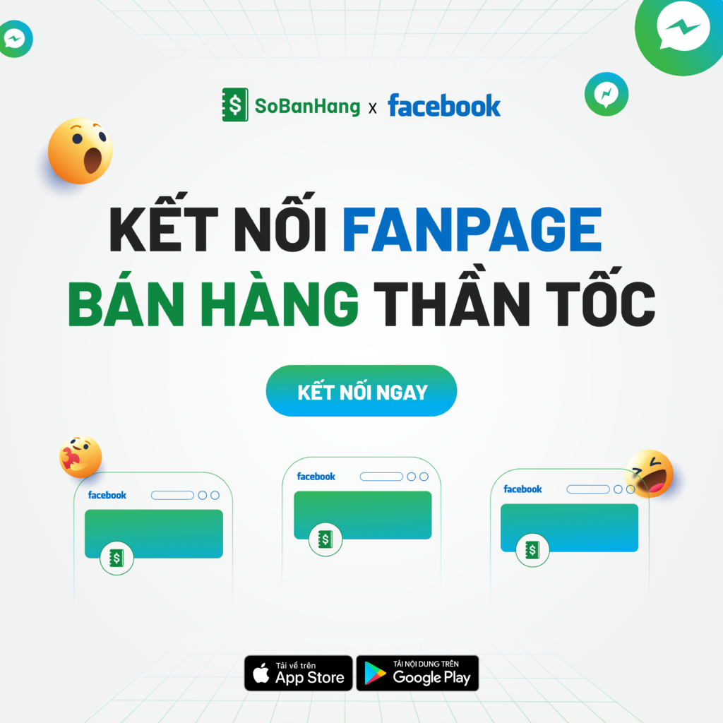 Kết nối Fanpage vào Sổ Bán Hàng để bán hàng thần tốc