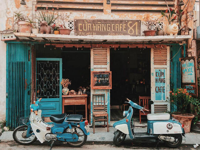 Hình: Thiết kế trang trí quán cafe phong cách Vintage
Nguồn: Internet