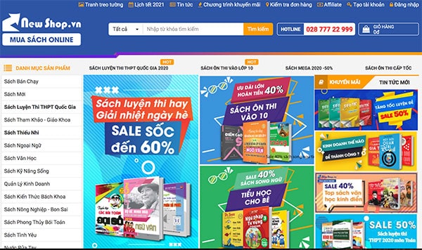 Xu hướng kinh doanh bán sách trực tuyến
Nguồn: Internet