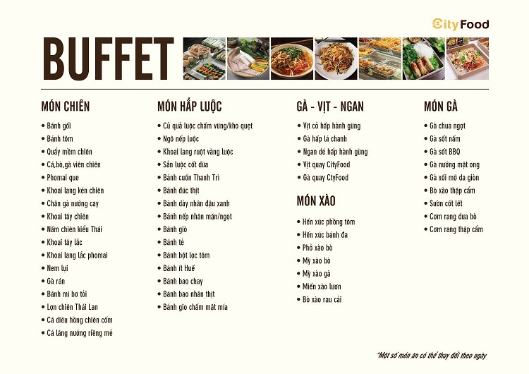 Xây dựng menu đa dạng và hấp dẫn
Nguồn: Internet