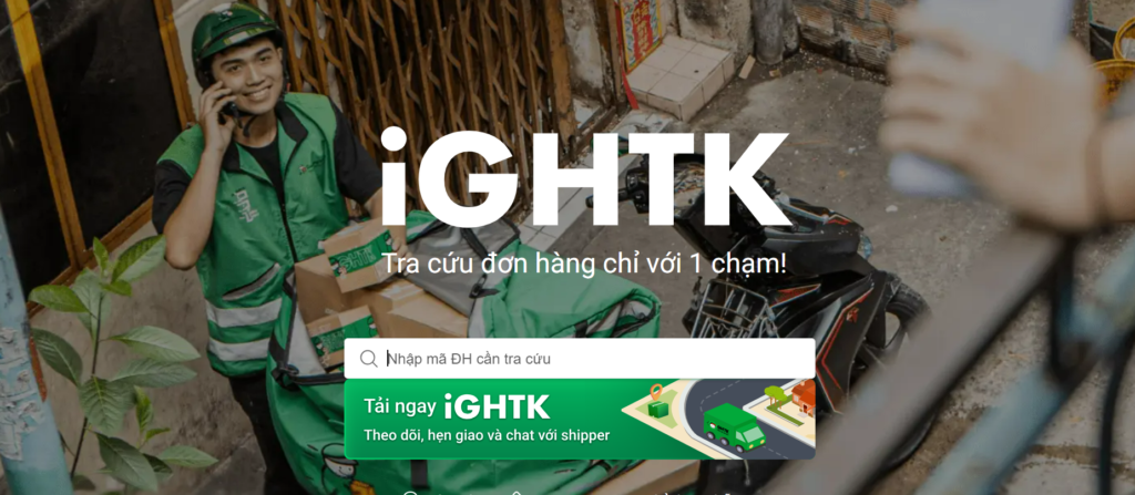 Hình: Tra cứu đơn hàng qua website GHTK
Nguồn: Internet