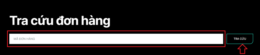 Hình: Tra cứu đơn hàng qua website GHSV
Nguồn: Internet