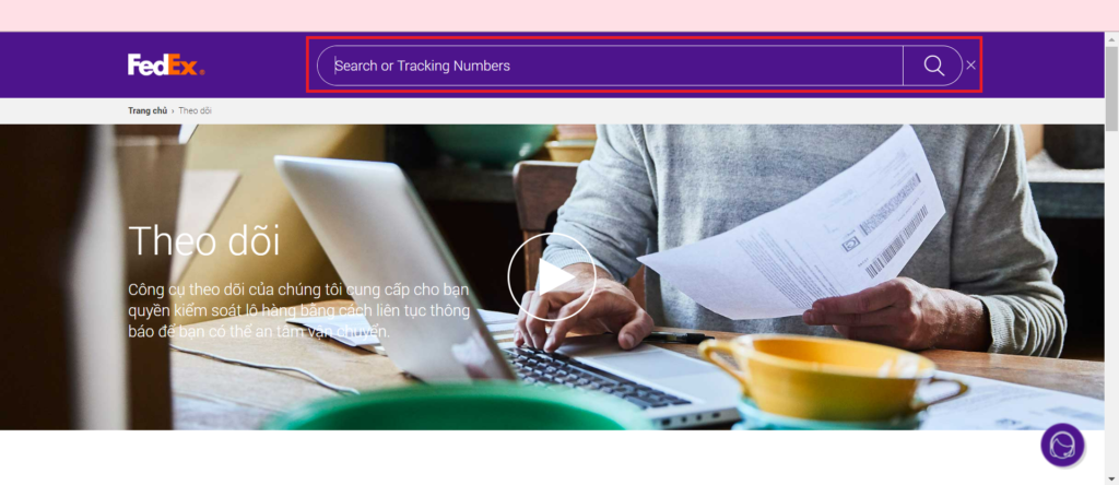 Hình: Tra cứu đơn hàng qua website FedEx
Nguồn: Internet