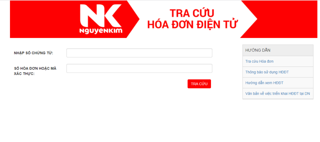Hình: Tra cứu đơn hàng NguyenKim
Nguồn: Internet