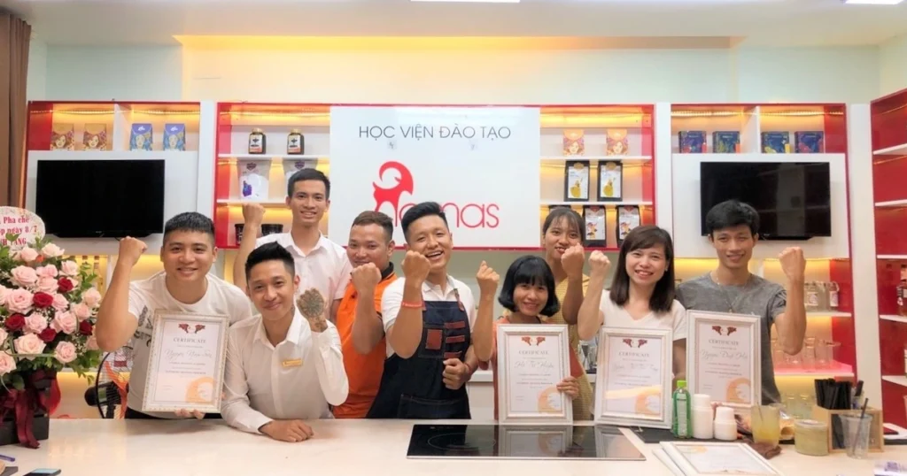 Hình: Học viện đào tạo pha chế Namas
Nguồn: Internet