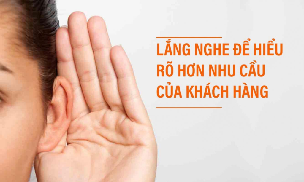 Lắng nghe phản hồi của khách hàng với thái độ tôn trọng. Nguồn Internet.