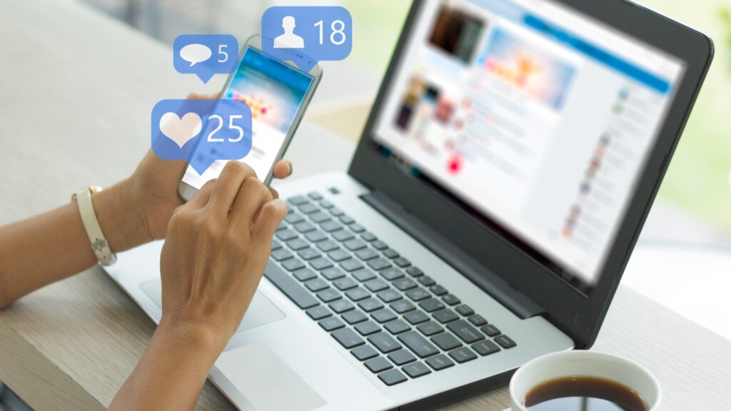 Hình: Nhắc nợ gián tiếp trên mạng xã hội
Nguồn: Internet