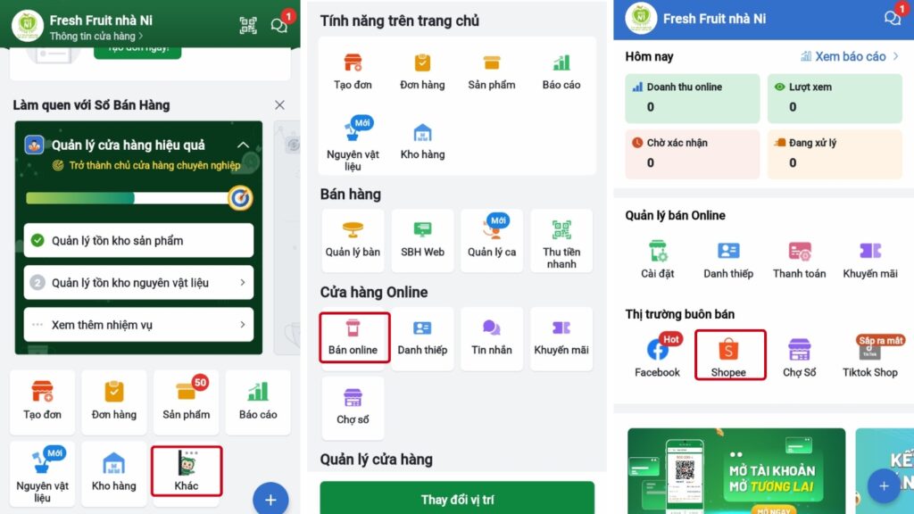 Hình: Liên kết Shopee với Sổ Bán Hàng - quản lý bán hàng hiệu quả
Nguồn: Internet