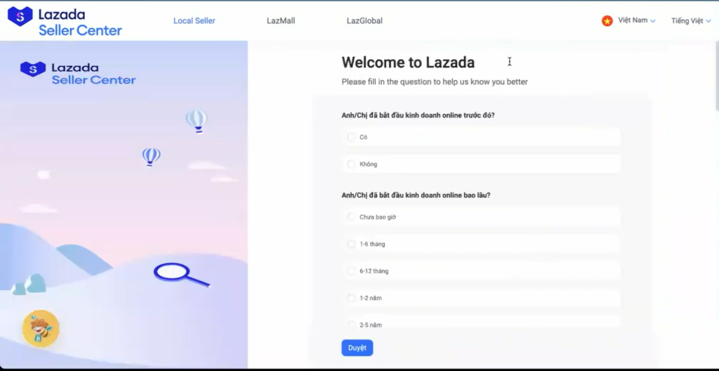 Hình: Các mẫu câu hỏi của Lazada
Nguồn: Internet