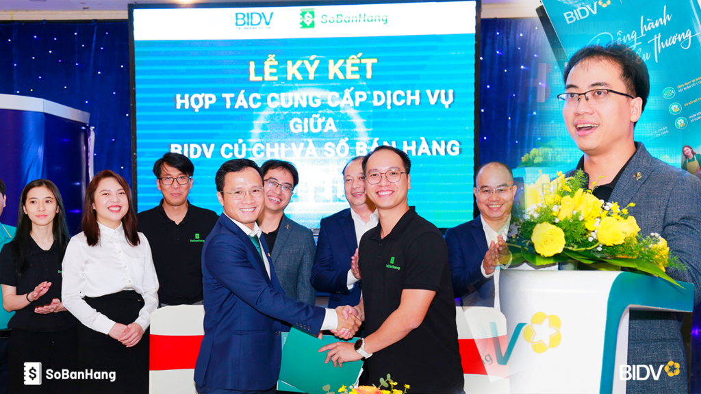 Sổ Bán Hàng chính thức ký kết hợp tác cùng Ngân hàng BIDV