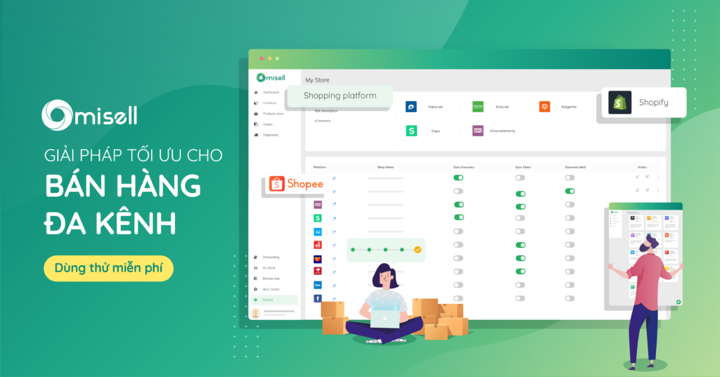 công cụ quản lý đơn hàng Omisell
Nguồn: Internet