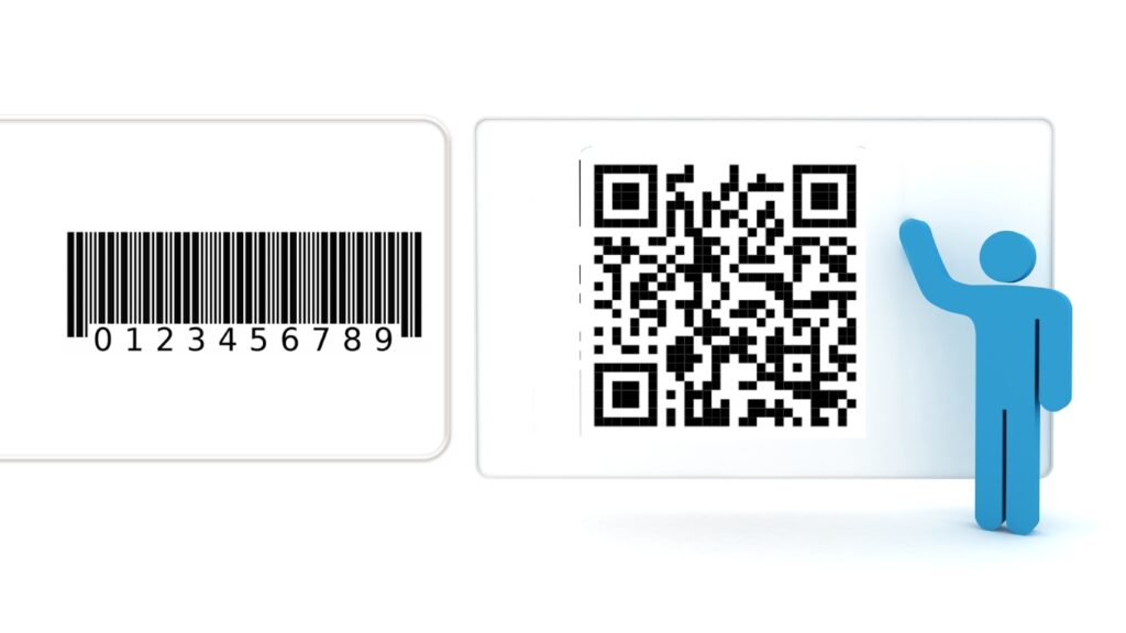 Hình: Sự khác nhau giữa mã QR và mã vạch truyền thống
Nguồn: Internet