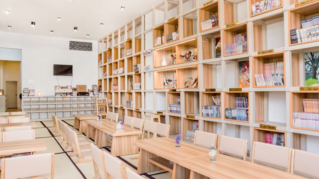 Kinh doanh cafe truyện tranh gần trường học