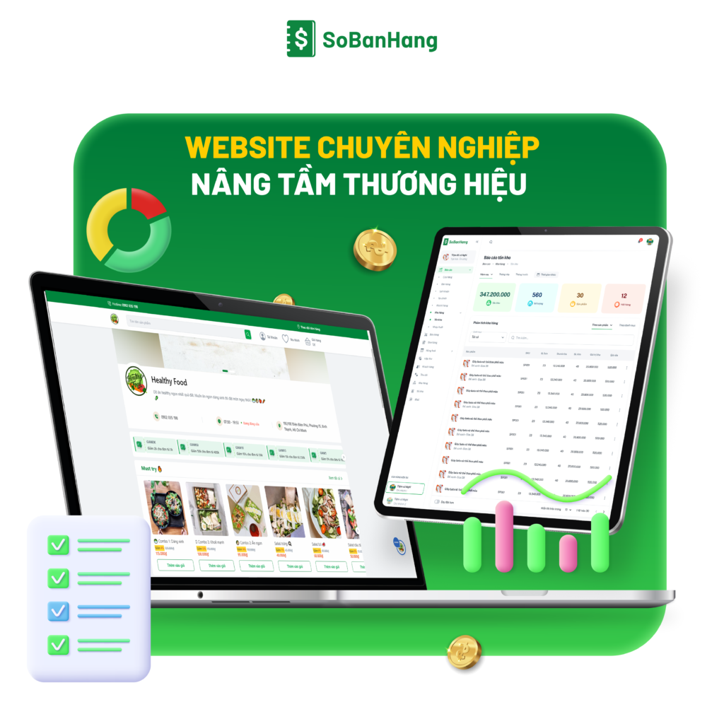 Website chuyên nghiệp – Nâng tầm thương hiệu cùng Sổ Bán Hàng.