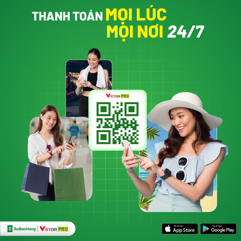 Thanh toán mọi lúc mọi nơi 24/7