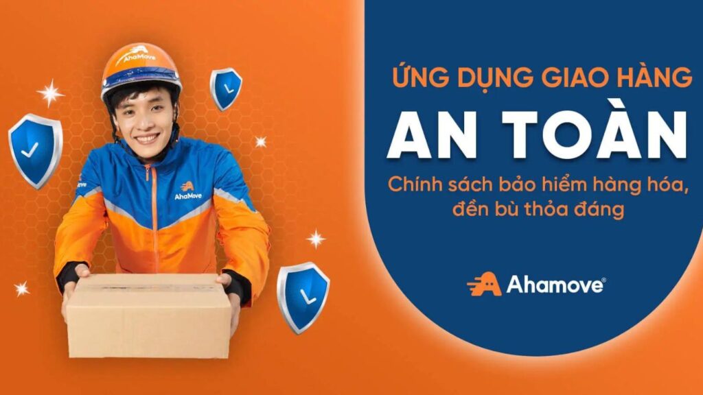 ứng dụng giao hàng Ahamove an toàn