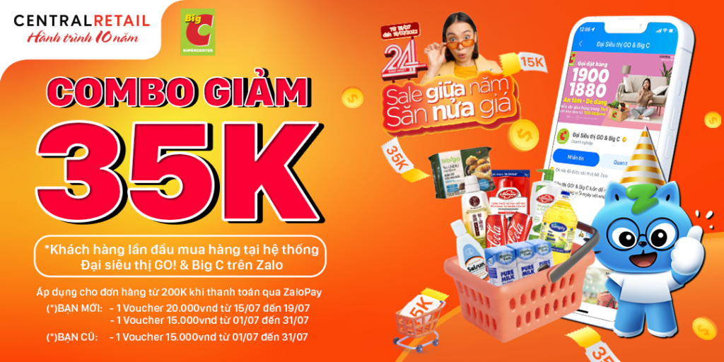 Ghép hàng thành từng combo để bán