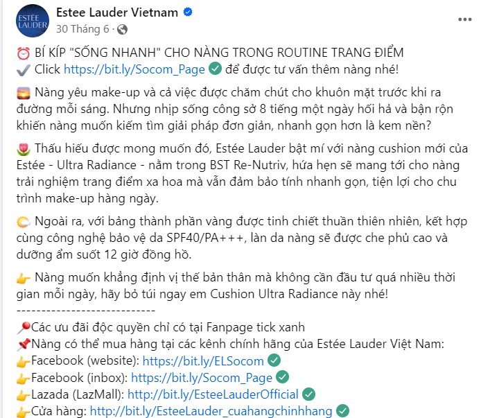 stt quảng cáo mỹ phẩm giật tít câu view