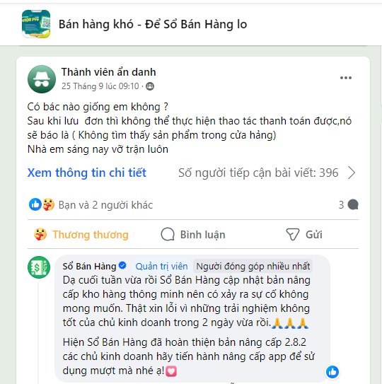 Trả lời công khai khiếu nại của khách hàng để tăng uy tín shop bán hàng online