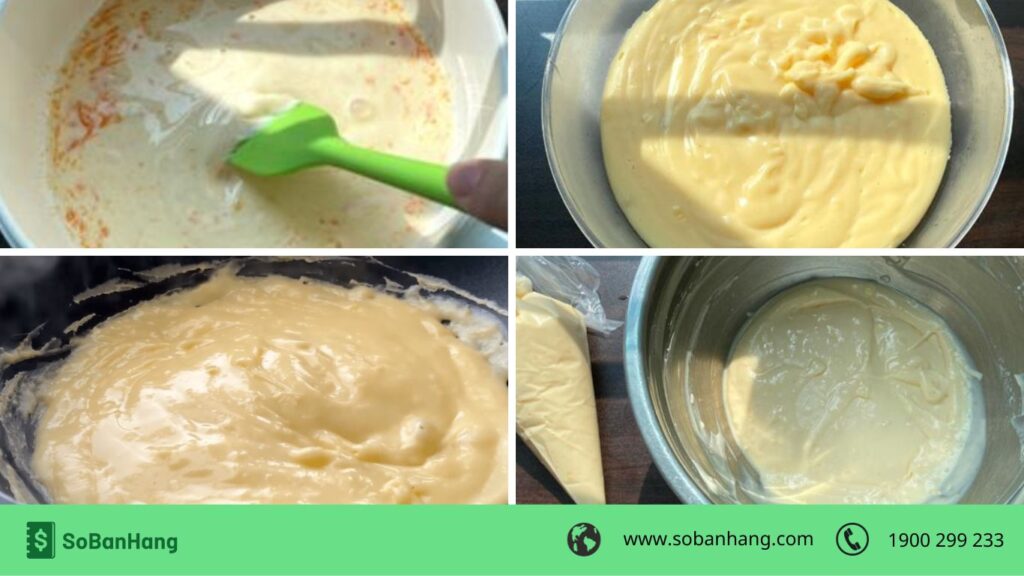 Làm kem tươi và kem custard