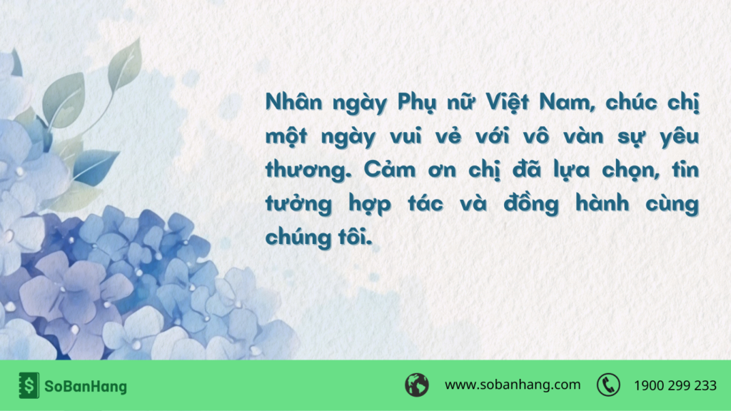 Hình: 20+ Caption chúc mừng 20/10 đến khách hàng ngắn gọn, xúc tích