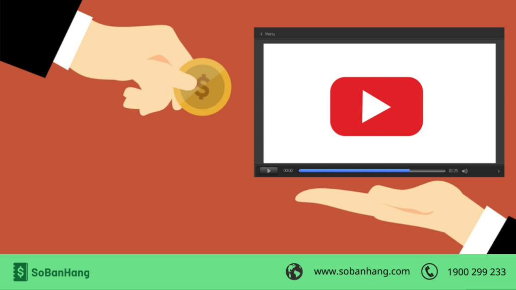 Hình: Bán hàng qua youtube
Nguồn: Internet