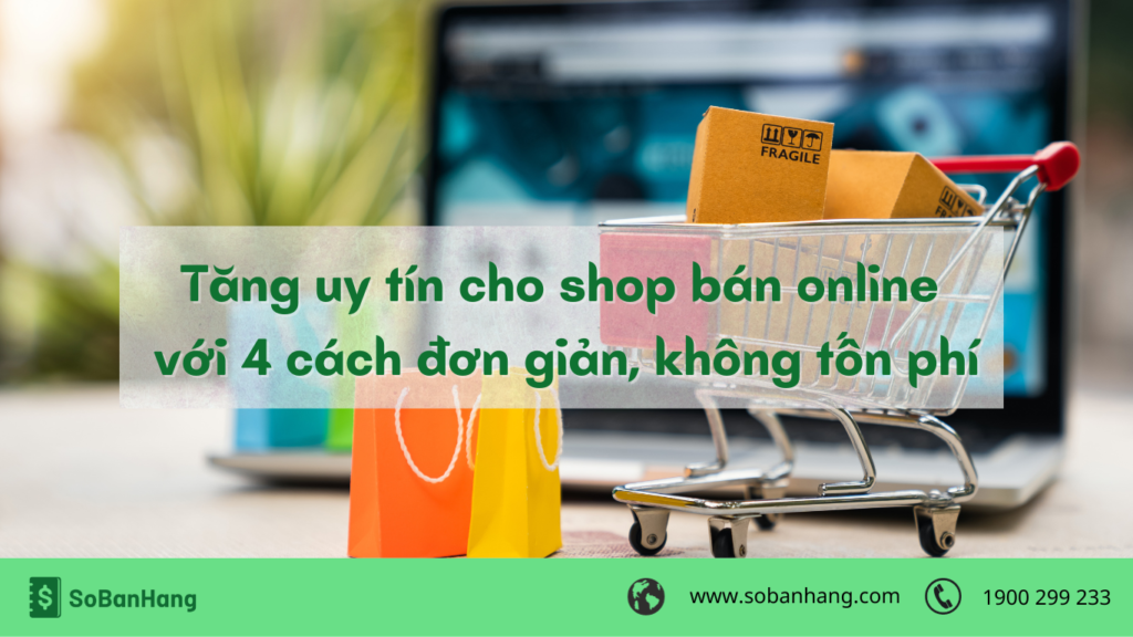 tăng uy tín shop bán online