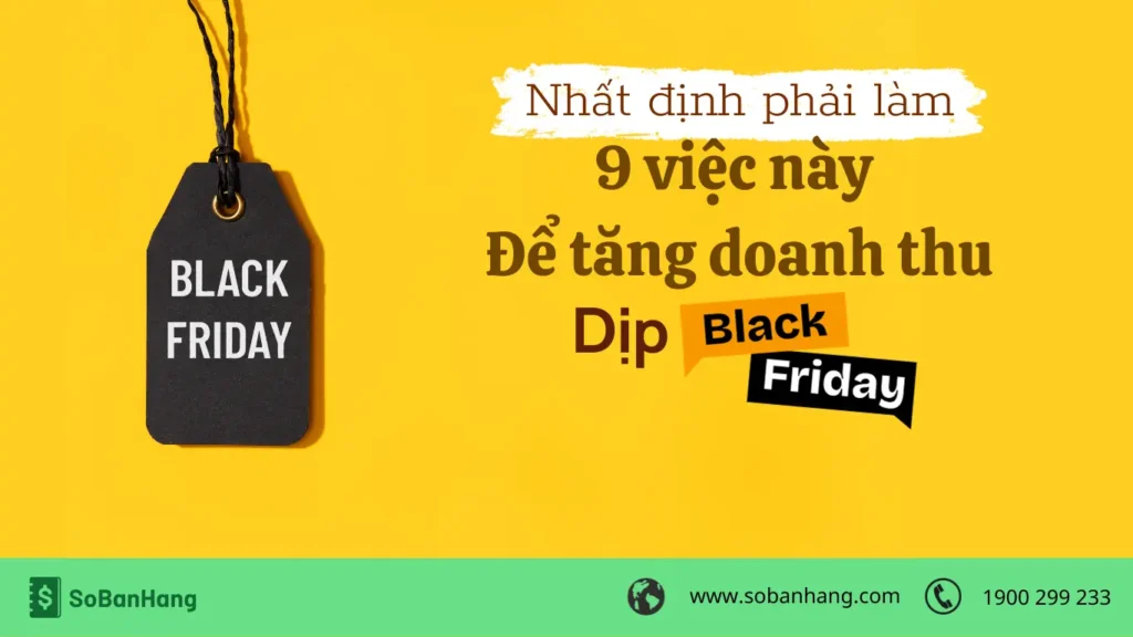 9 việc cần làm mùa giảm giá Black Friday