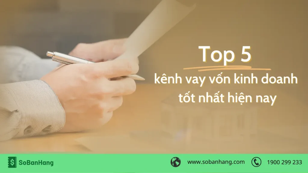 Vay vốn thông qua phần mềm Sổ Bán Hàng