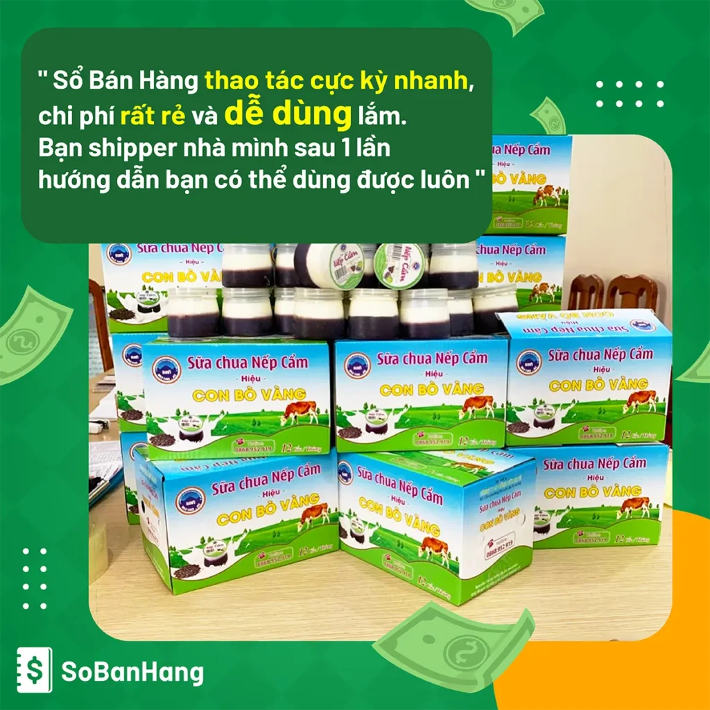 sổ bán hàng giúp đại lý phân phối quản lý công việc nhanh