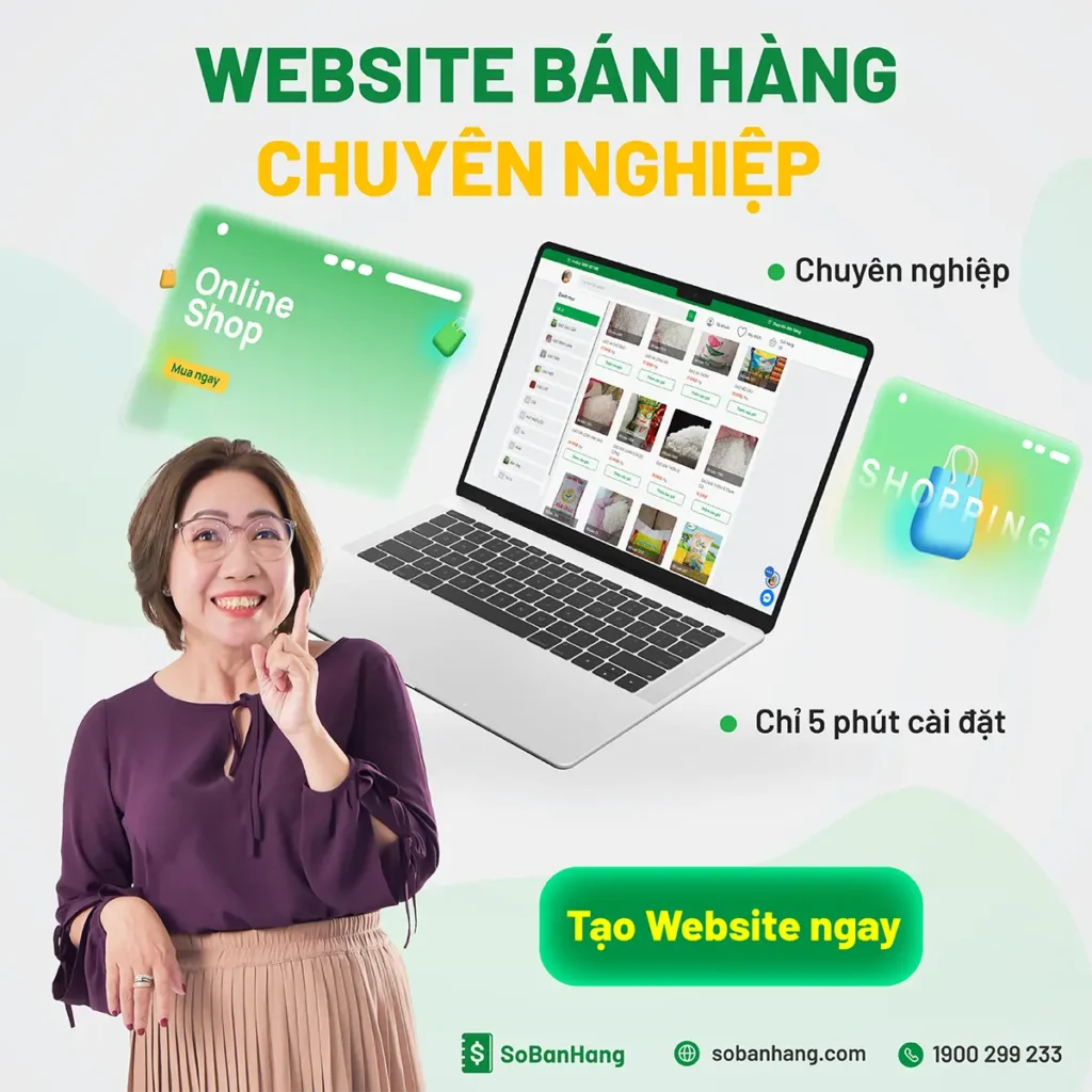 website bán hàng chuyên nghiệp