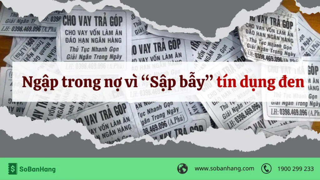 sập bẫy tín dụng đen