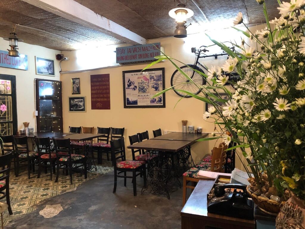 mặt bằng quán ăn