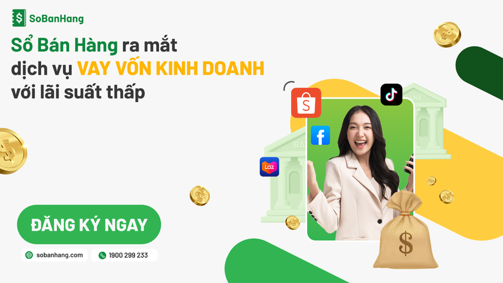dịch vụ vay vốn kinh doanh cùng sổ bán hàng