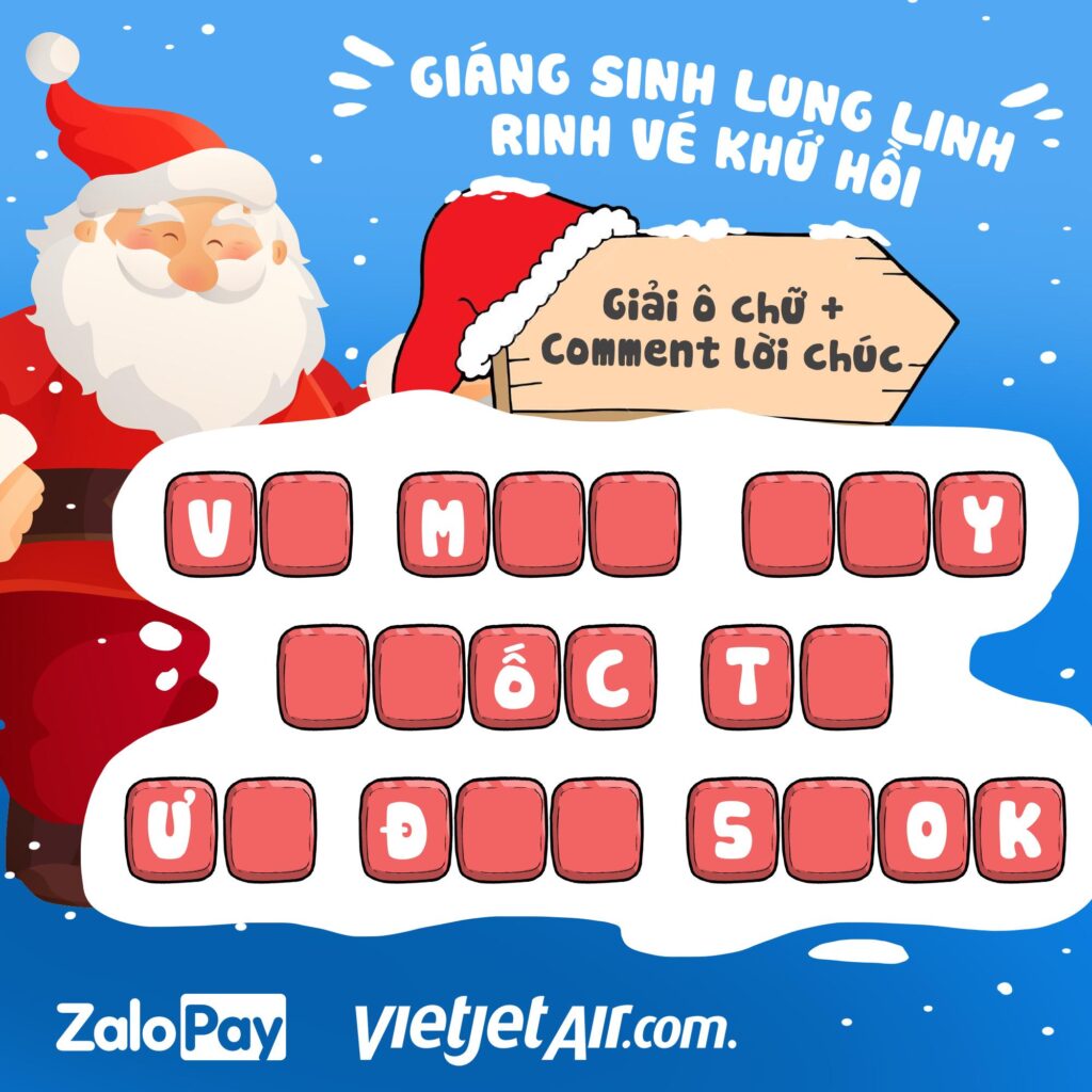 Tạo mini game hấp dẫn cho khách mùa giáng sinh