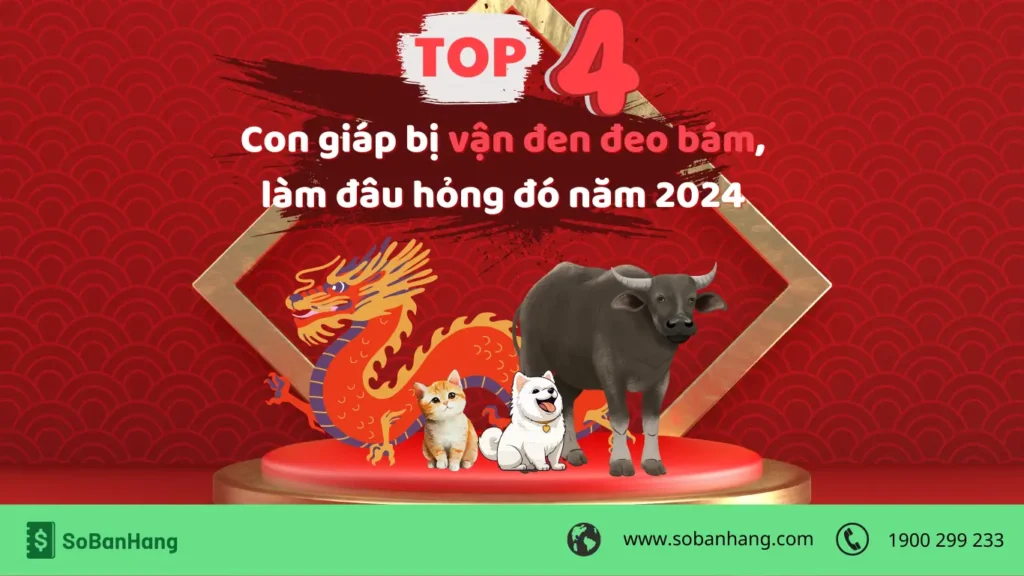 4 con giáp bị vận đen đeo bám