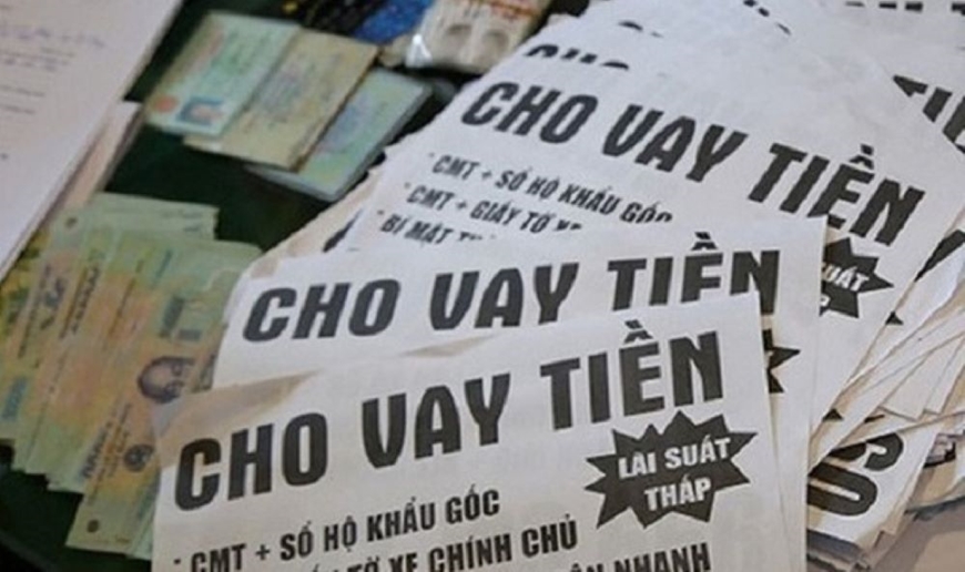 tín dụng đen cho vay tiền với lãi suất cắt cổ