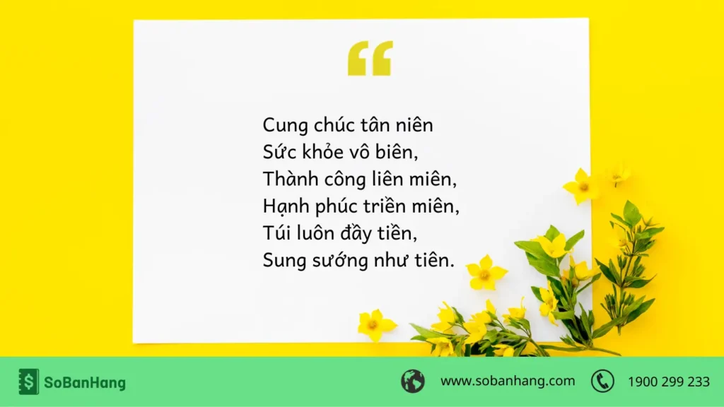 Hình: Bài thơ chúc Tết 2024